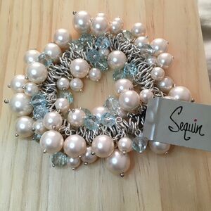 Pearl/Stone Bracelet by Sequin (Nordstrom)